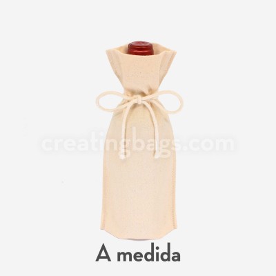 Cotton bags for 18 cl bottles