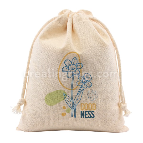 Pack of personalized cotton bags