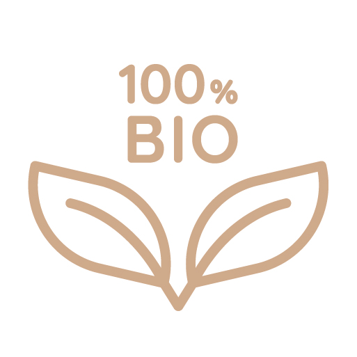 100% organic body material 